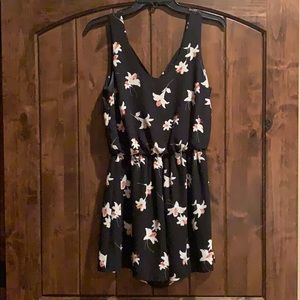 Lush Black Romper